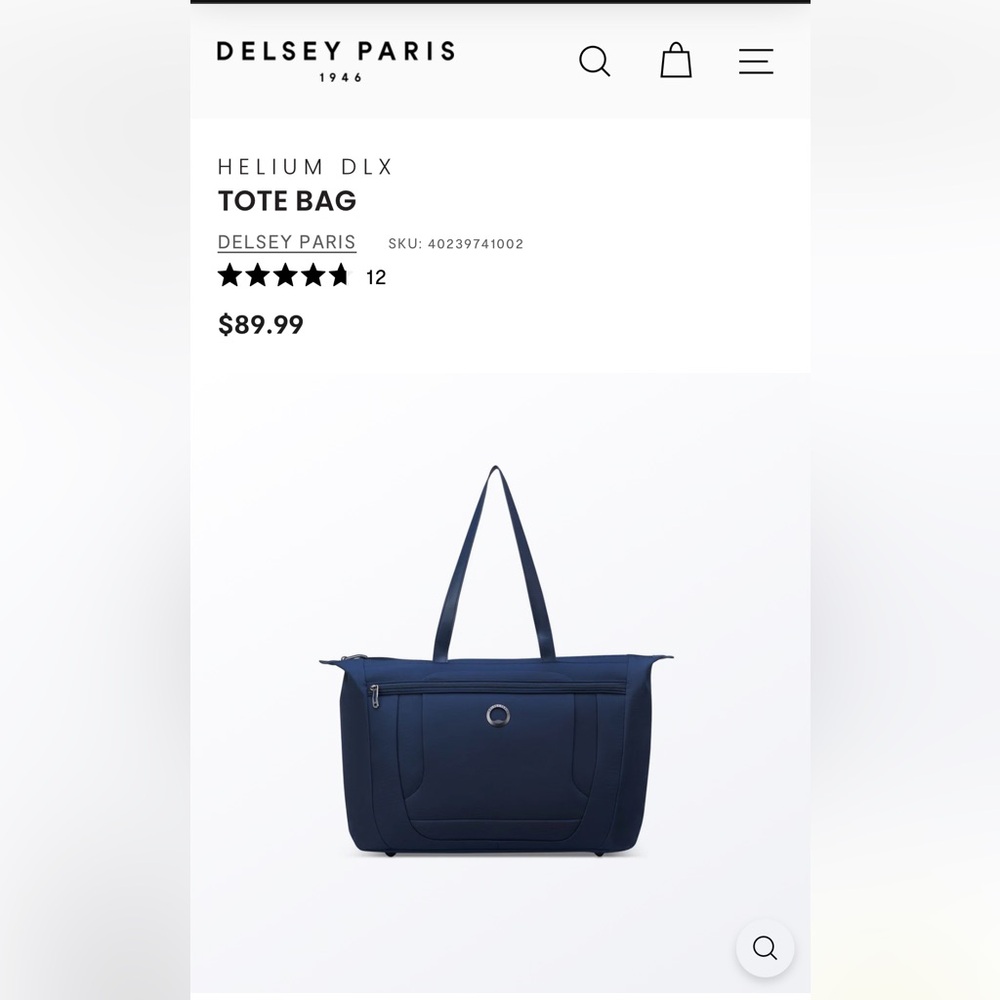 Elegant LIGHT Blue Tote Bag